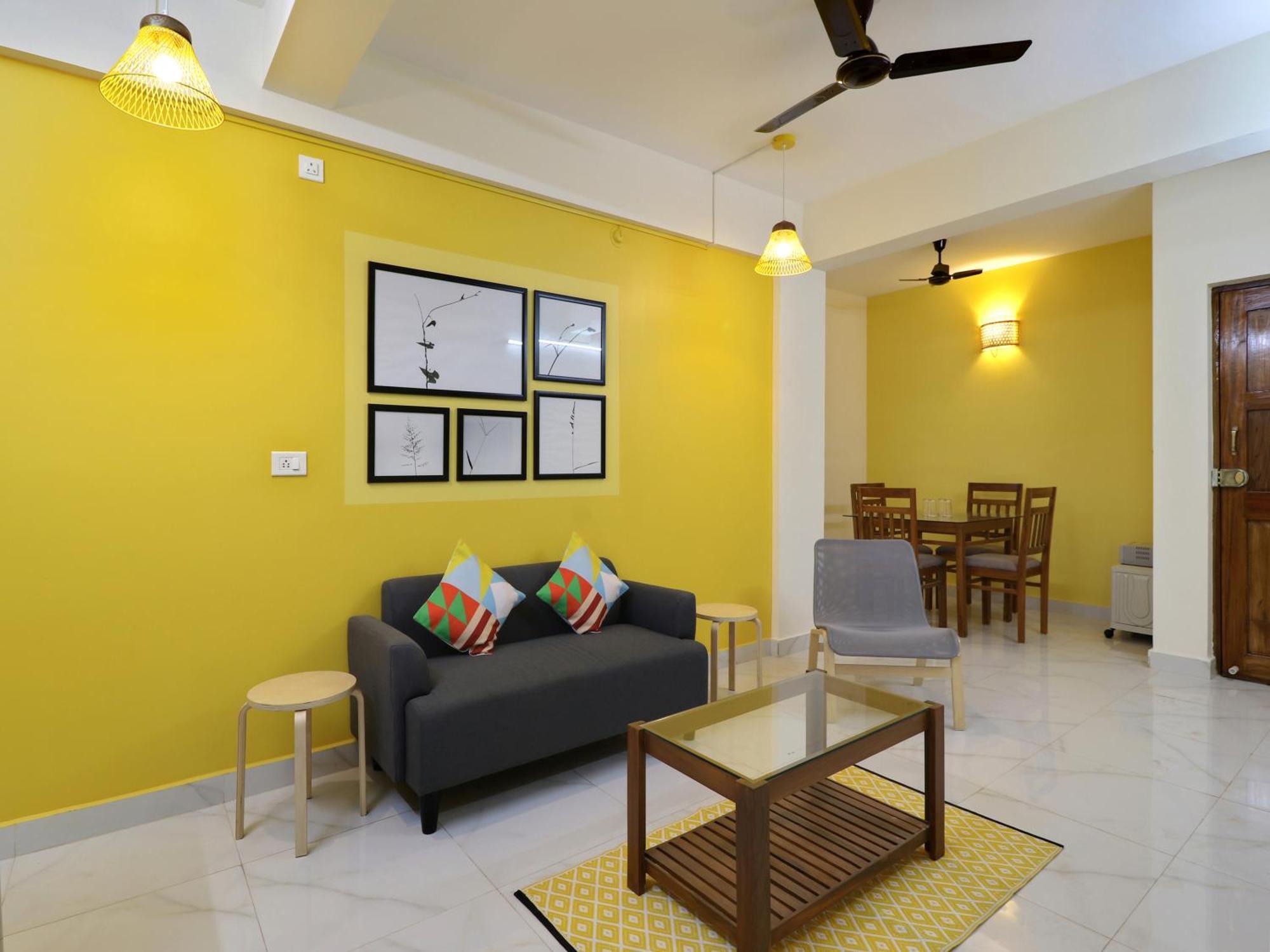 Luxury 2Bhk Apartment Near Calangute Baga Beach With Pool Exterior foto